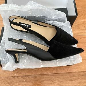 DKNY leather heels